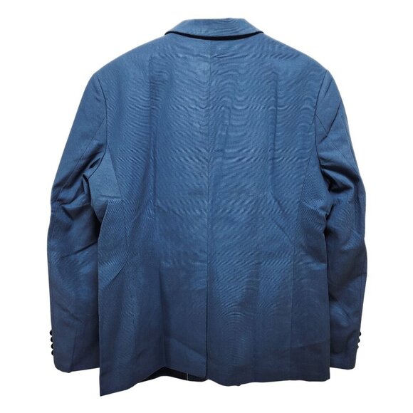 Coofandy Mens Blue Blazer Jacket Size L Button Closure - Picture 4 of 10
